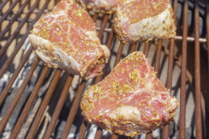 "Lamb Grilling" by Let's Cook That licensed under CC NC ND 4.0 Easter
