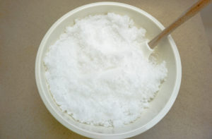 "Moist Salt" by Let's Cook That licensed under CC NC ND 4.0 salt baked fish